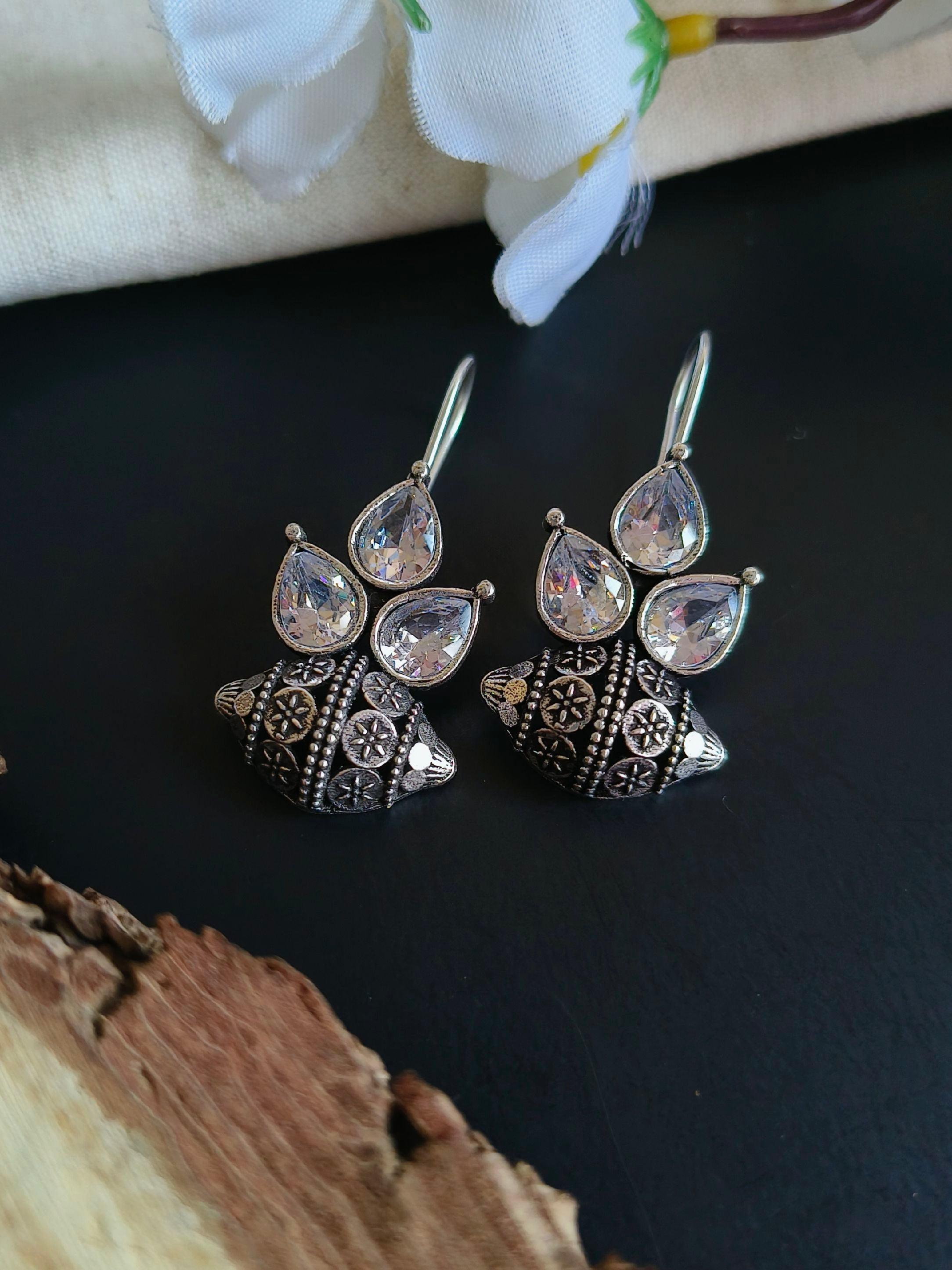 Oxidized Earrings