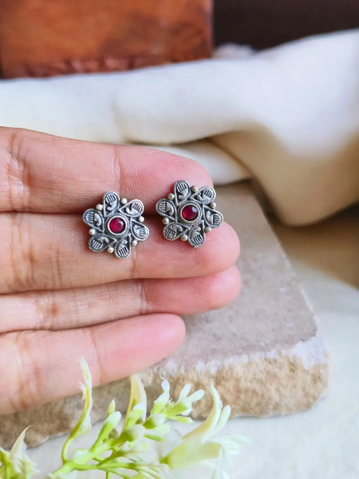 Elegant Daily Wear Stud Earrings | Sarichka